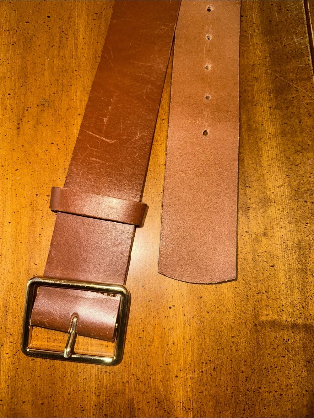 Frame Denim Leather Belt